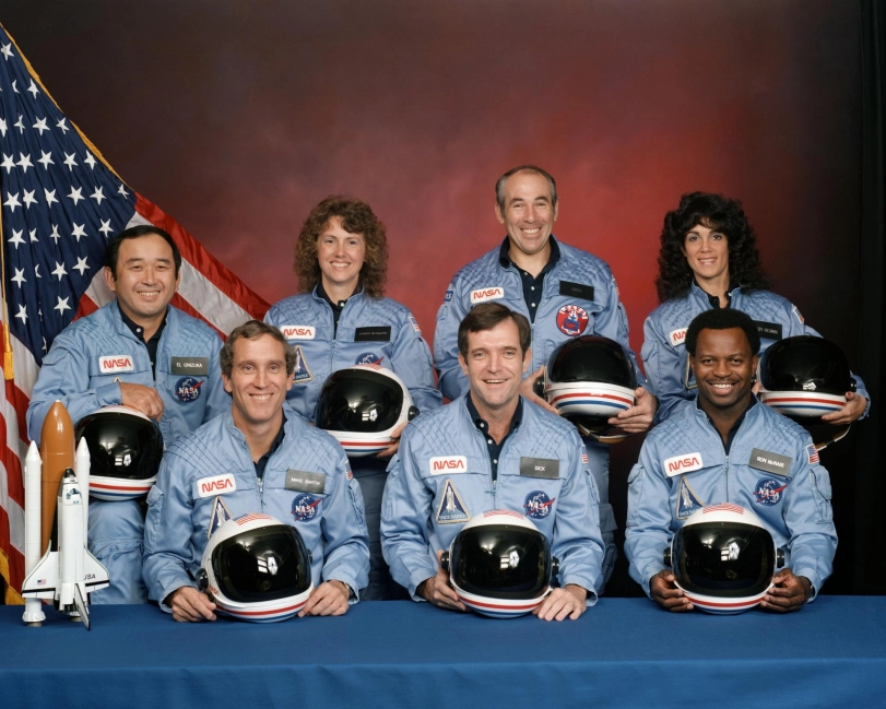 The seven crew members of Challenger STS-51-L