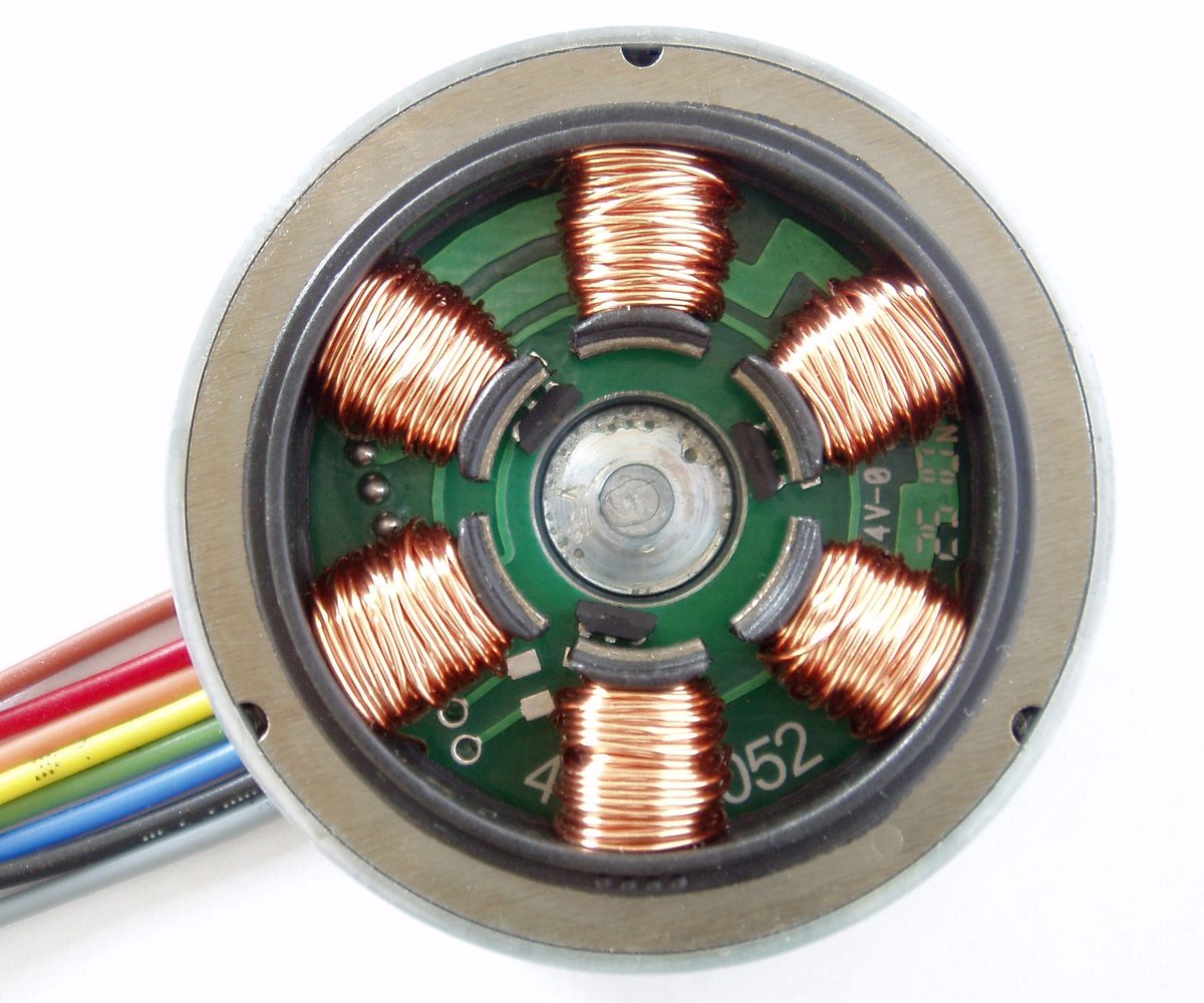Stator windings of a BLDC motor